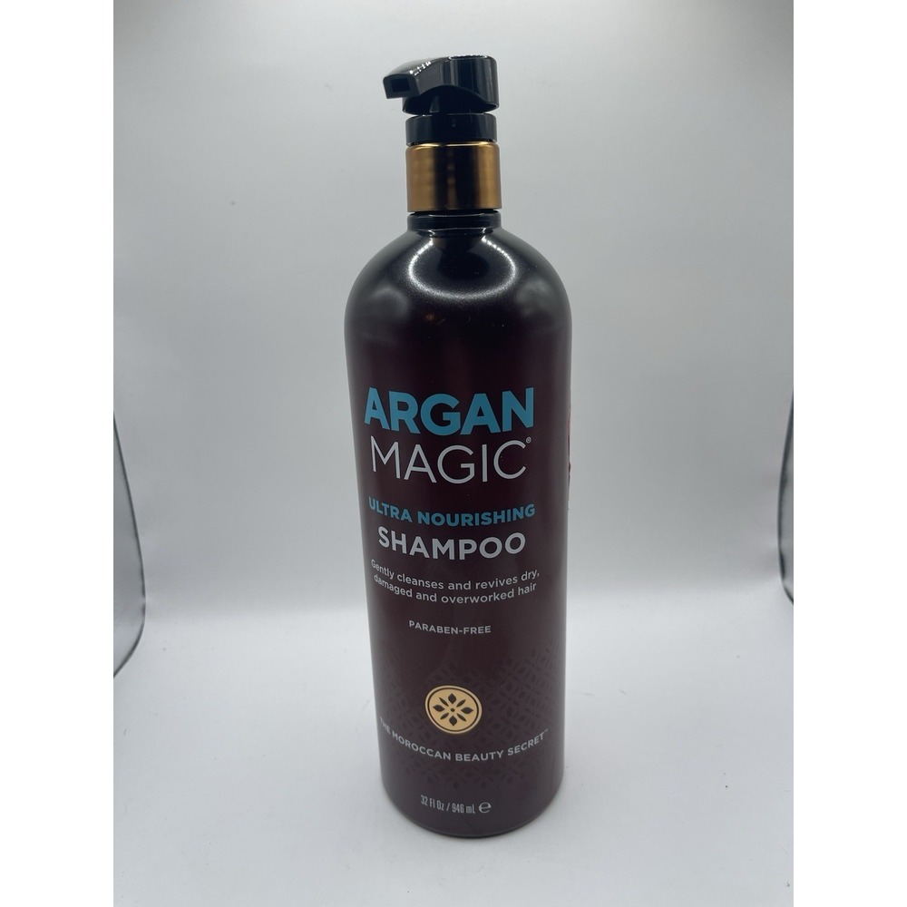 Argan Magic Ultra-Nourishing Shampoo with‎ Argan Oil 32 fl oz/946ml